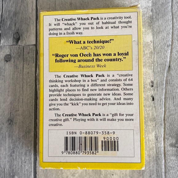 Roger von Oech's Creative Wack Pack (Sealed) - Picture 2 of 8